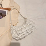 Plaid Quilted Padded Women's Shoulder Bag Crossbody Bag Cloud Handbag