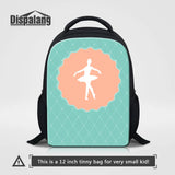 Schoolbag Ballet Print Kids Backpack For 0-5 Year
