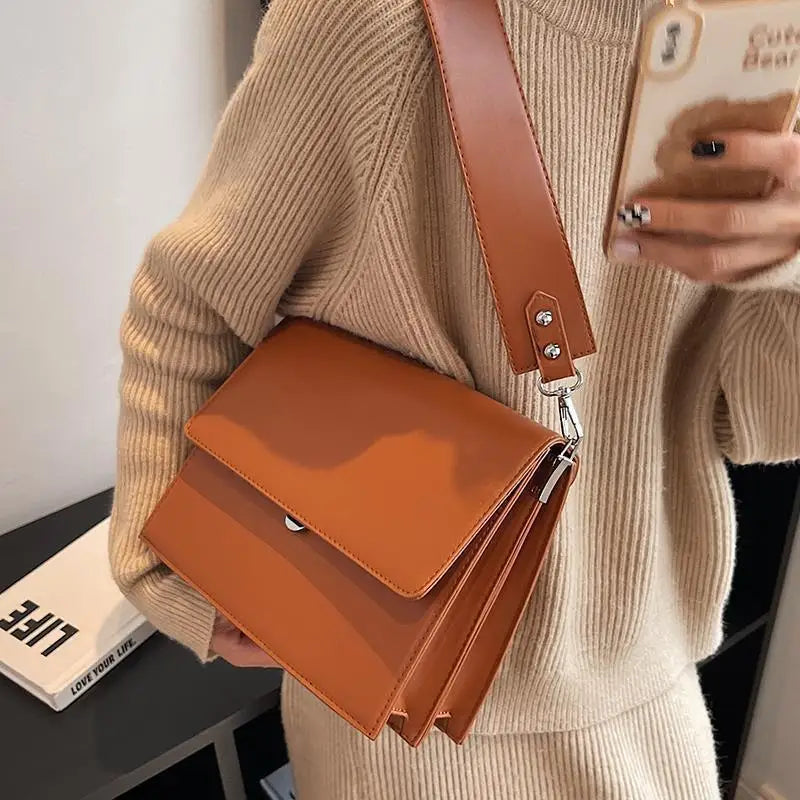 Women's PU Leather Shoulder Bag Underarm Bag