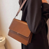Women's PU Leather Shoulder Bag Underarm Bag