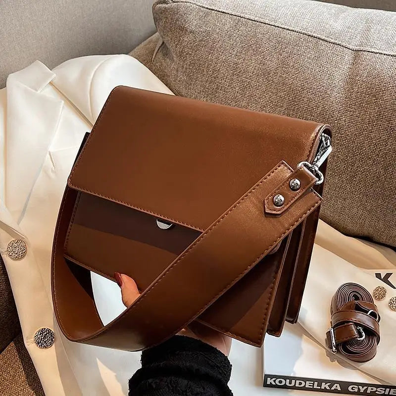 Women's PU Leather Shoulder Bag Underarm Bag