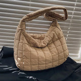 Women's Tote Bag Autumn Winter Lady Shoulder Bag High Cotton Handbags