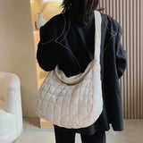 Women's Tote Bag Autumn Winter Lady Shoulder Bag High Cotton Handbags