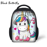 Unicorn Pattern Schoolbag Kids Book Bag Travel Ruckpack