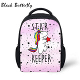 Unicorn Pattern Schoolbag Kids Book Bag Travel Ruckpack
