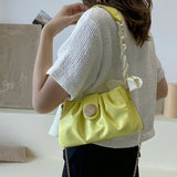 Bowknot Shoulder Bag Chain Crossbody Satchel Handbag
