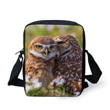 Kids Messenger Bags for Women Handbag Squirrel owl Ladies Girls Crossbody Bag
