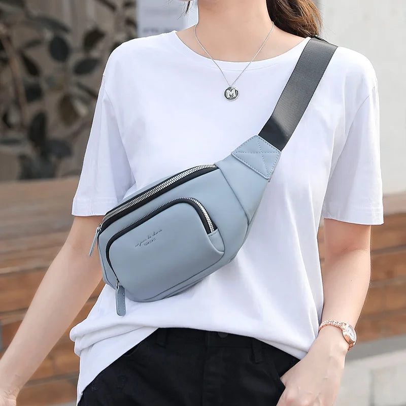 Casual Travel Waist Bag Women Crossbody Shoulder Fanny Pack