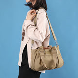 Women's Shoulder Bag Nylon CrossBody Messenger Tote Top-Handle Bag