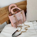 Women's Messenger Bag PU Shoulder Bag Winter Shopping Bags