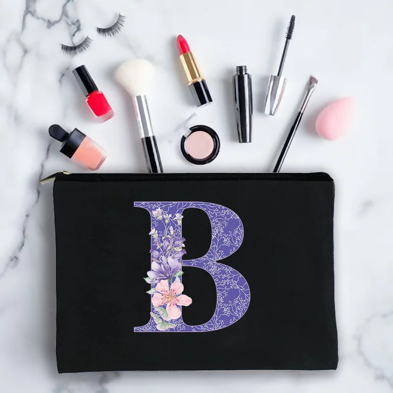 Bridesmaid Makeup Bag Cosmetic Case Toiletries Organizer Storage Pouch