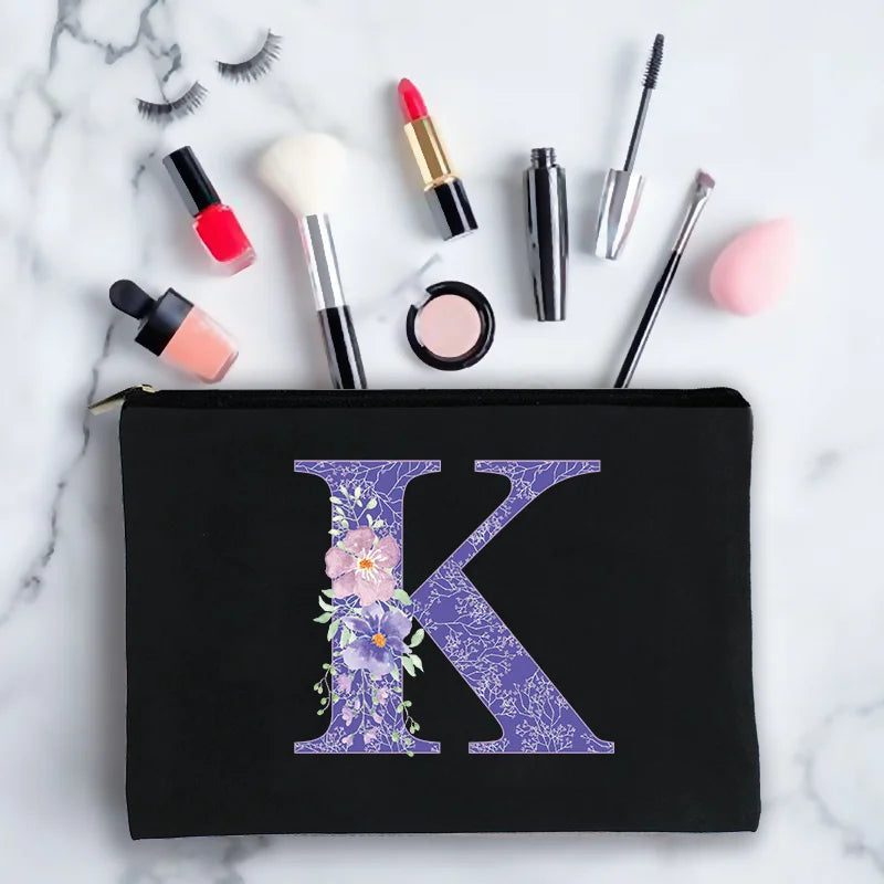 Bridesmaid Makeup Bag Cosmetic Case Toiletries Organizer Storage Pouch