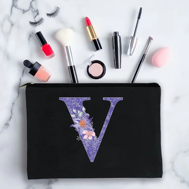 Bridesmaid Makeup Bag Cosmetic Case Toiletries Organizer Storage Pouch