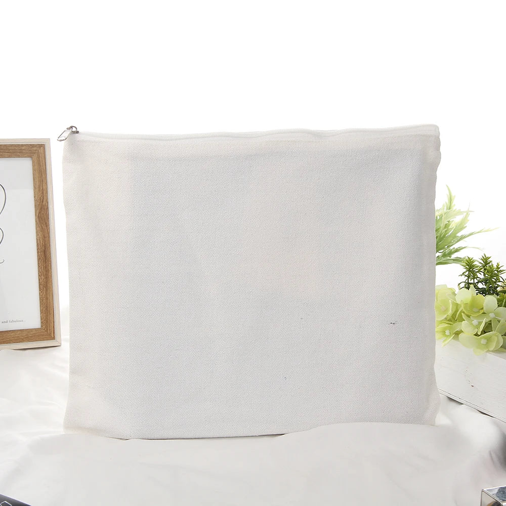 Bright Creations Canvas Bags for Crafts Cosmatic Bag 11 3/4 x 9 1/2