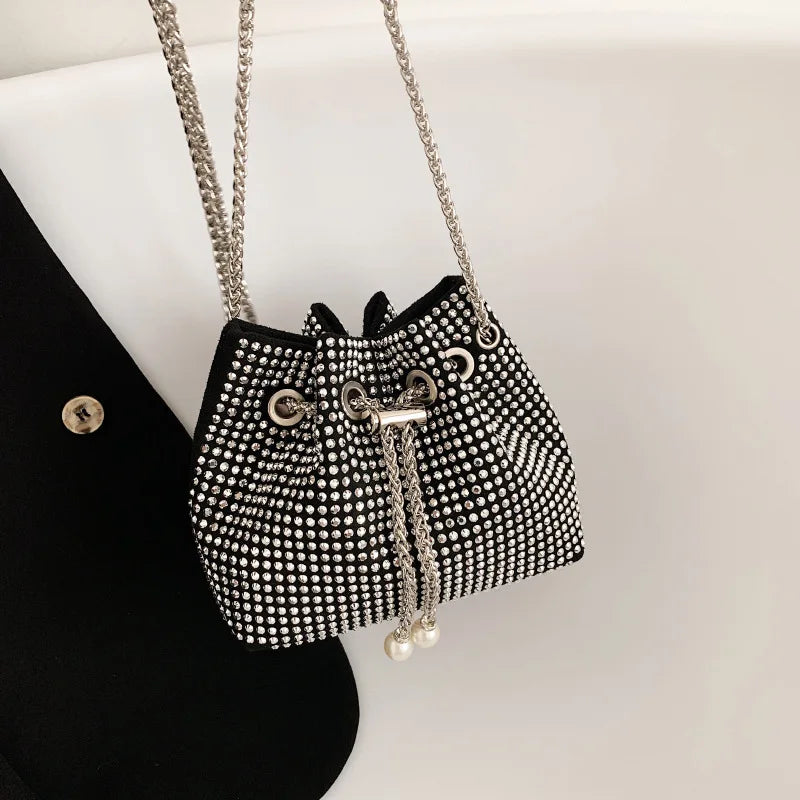 Bright Diamond Bucket Bag for Women Tote Bags