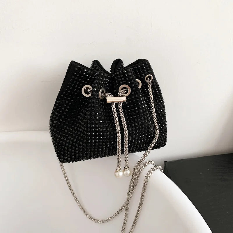 Bright Diamond Bucket Bag for Women Tote Bags