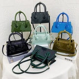 Bright Patent Leather Women's Bag Chain Shoulder Crossbody Purse