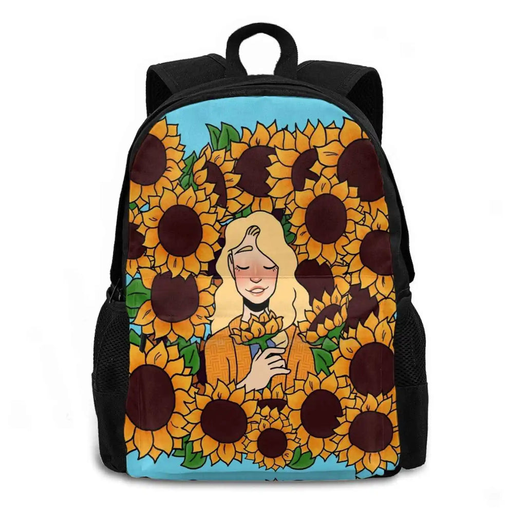 Brooke Sunflowers Laptop Backpack