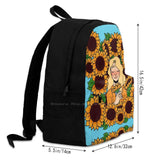 Brooke Sunflowers Laptop Backpack