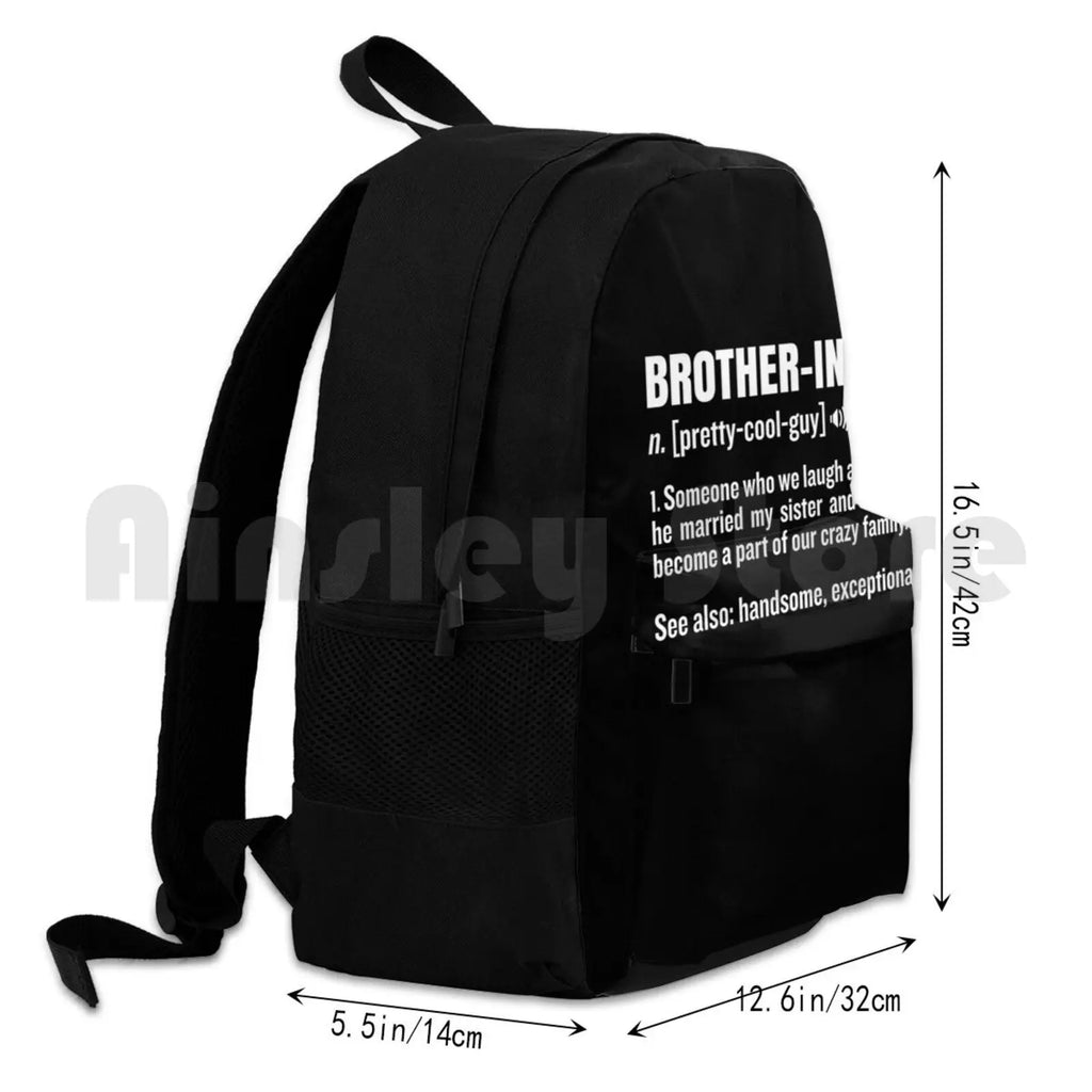 Brother-In-Law Funny Outdoor Sports Backpack