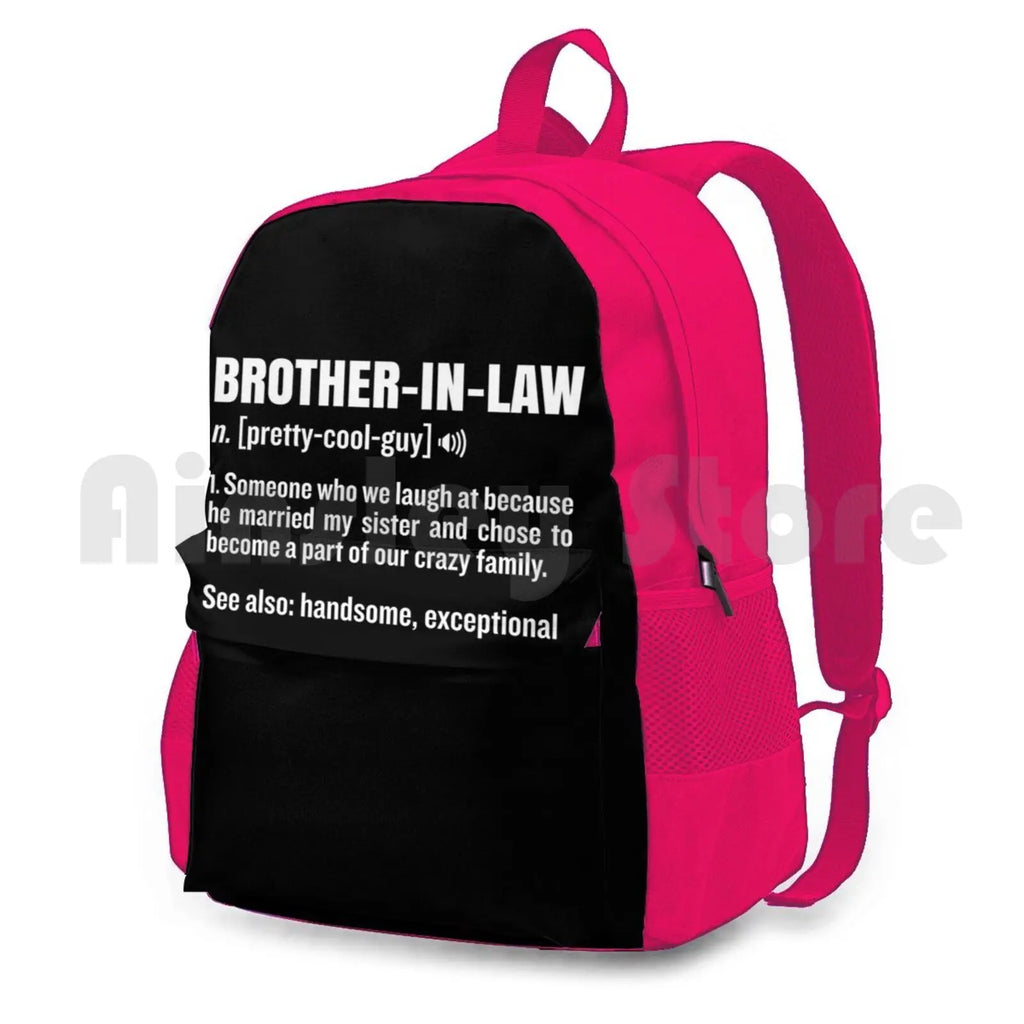Brother-In-Law Funny Outdoor Sports Backpack