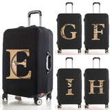 Brown 26 Letter Luggage Cover for 18-32 Inch Luggage Travel Dust Cover