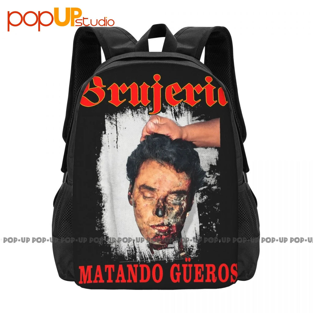 Brujeria Band Backpack Large Capacity Sport Bag