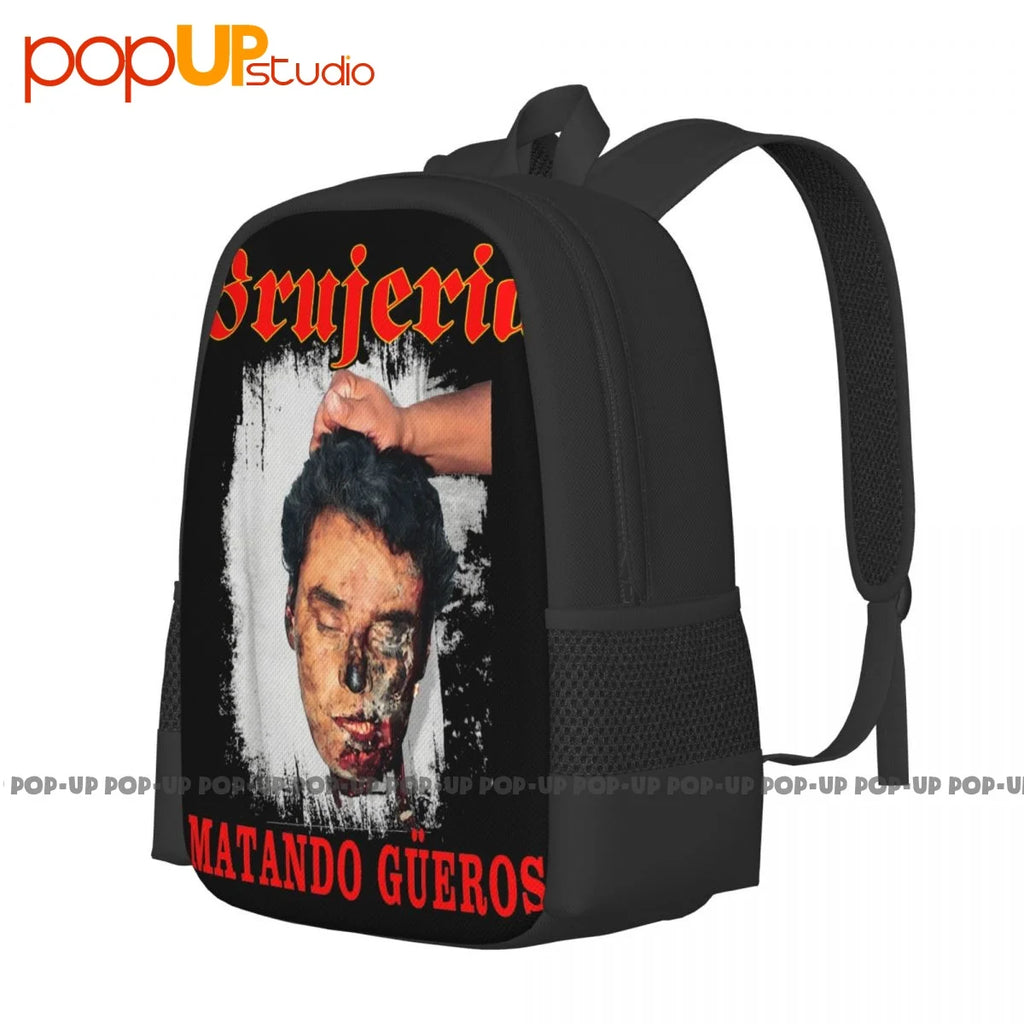 Brujeria Band Backpack Large Capacity Sport Bag