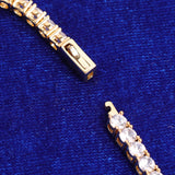 Bubble Letter Heart Pendant Men Necklace Hip Hop Jewelry