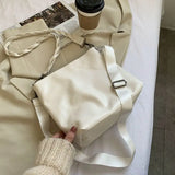 Bucket Bag Women's Bag One-shoulder Wide Strap Messenger