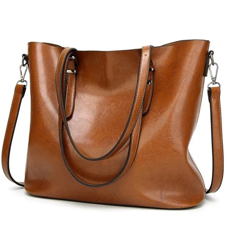 Bucket Women Leather Handbags Lady Large Ccrossbody Bag Female Pu Shoulder Bags