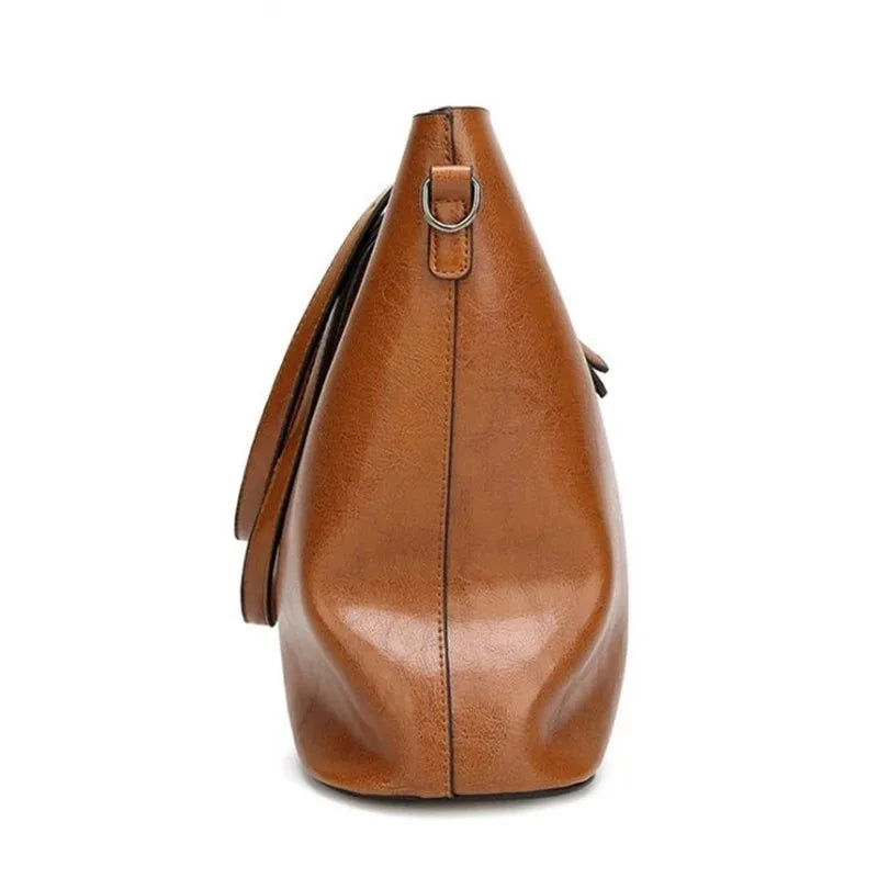 Bucket Women Leather Handbags Lady Large Ccrossbody Bag Female Pu Shoulder Bags