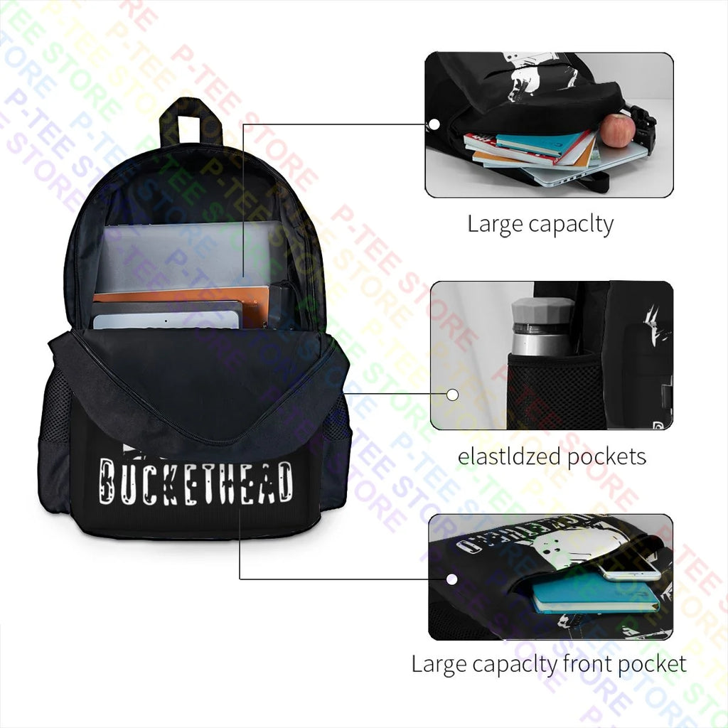Buckethead Music Guitar Backpack Large Capacity Bag