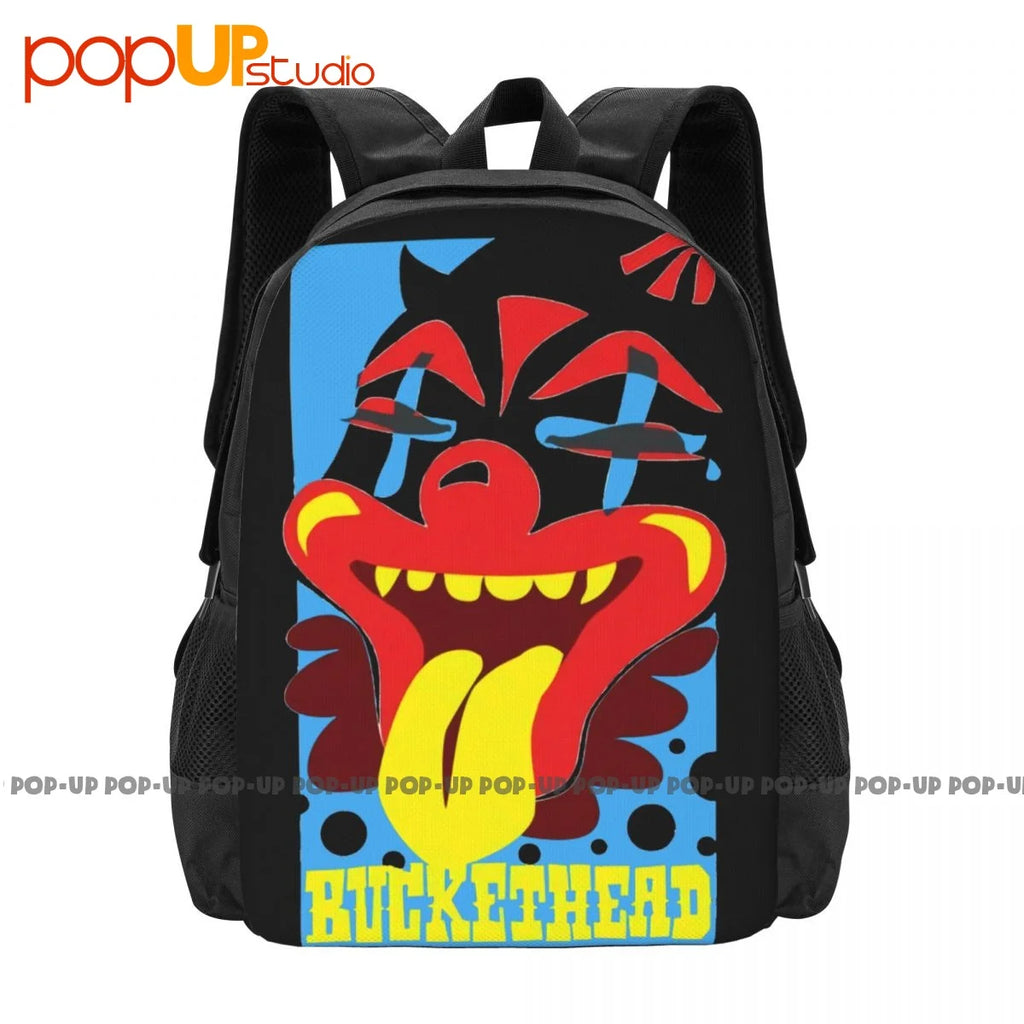 Buckethead Punk Rock Backpack Large Capacity