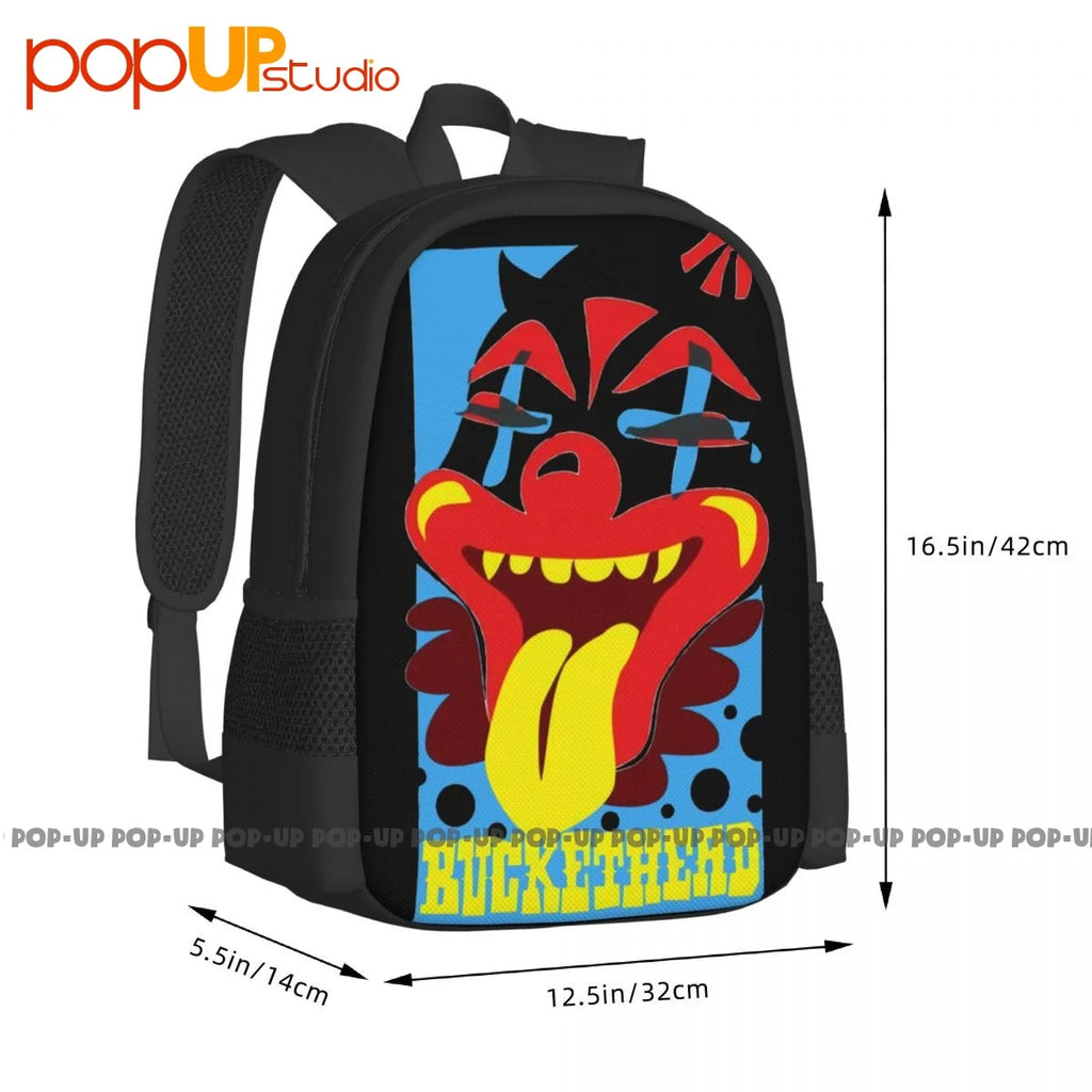 Buckethead Punk Rock Backpack Large Capacity