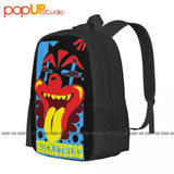 Buckethead Punk Rock Backpack Large Capacity
