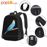 Budgie Animal Backpack Large Capacity School Beach Bag Sports Style