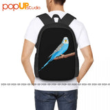 Budgie Animal Backpack Large Capacity School Beach Bag Sports Style