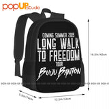 Buju Banton Reggae Tour Backpack Gym Schoolbag