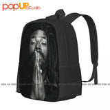 Buju Banton DJ Reggae Tour Backpack Large Capacity School Beach Bag