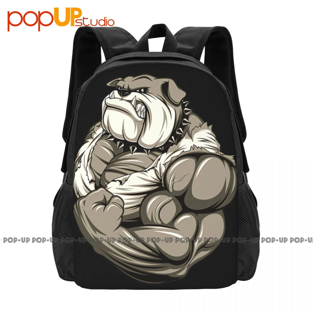 Bulldog Gym Backpack Large Capacity Travel Training Sports Style