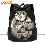 Bulldog Gym Backpack Large Capacity Travel Training Sports Style
