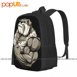 Bulldog Gym Backpack Large Capacity Travel Training Sports Style