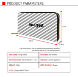 Bulldog Pattern Long Wallets Zipper Phone Bag for Girls Animals Clutch Purse