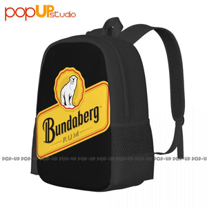Bundaberg Rum Alcohol Bear Backpack Large Capacity Portable Shopping Bag