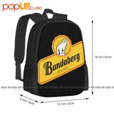 Bundaberg Rum Alcohol Bear Backpack Large Capacity Portable Shopping Bag