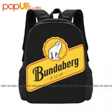 Bundaberg Rum Alcohol Bear Backpack Large Capacity Portable Shopping Bag