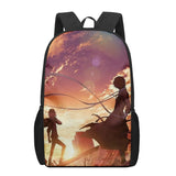 Bungo Stray Dogs Anime Print Boys Backpack School Book Bag