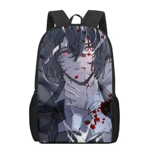 Bungo Stray Dogs Anime Print Boys Backpack School Book Bag
