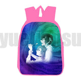 Bungou Stray Dogs Dazai Backpack 12 Inch 3D Anime Children's Pink School Bag